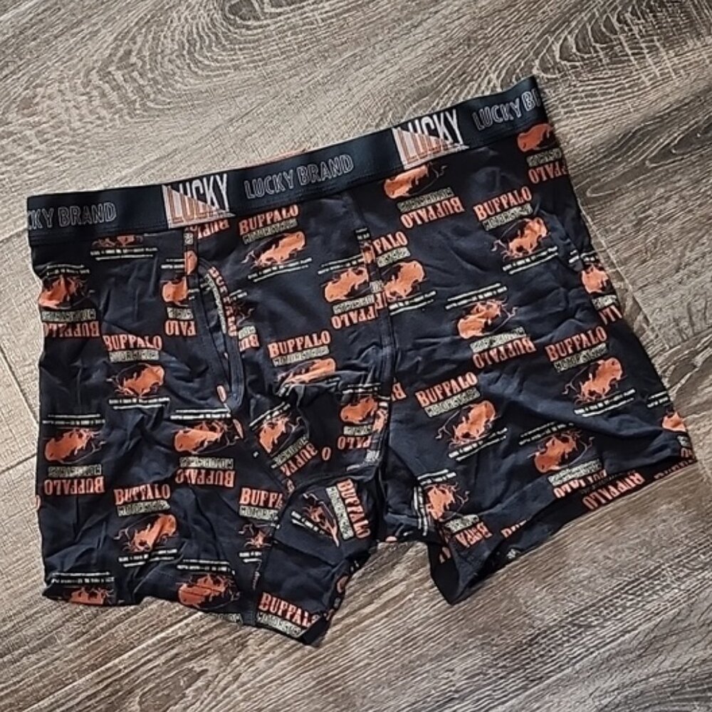 Lucky Brand "Buffalo Motorcycles" Boxer Brief
